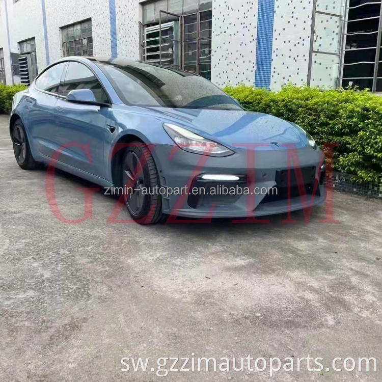 car accessories Plastic facelift grille bodykit  fortesla Model 3 upgrade to GT style